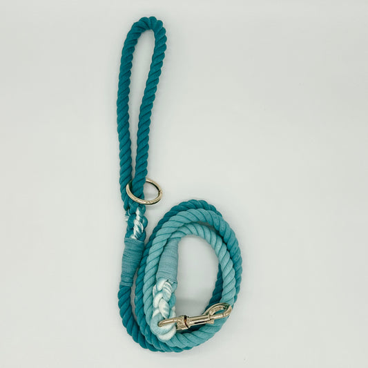 Rope Leash: Aquamarine